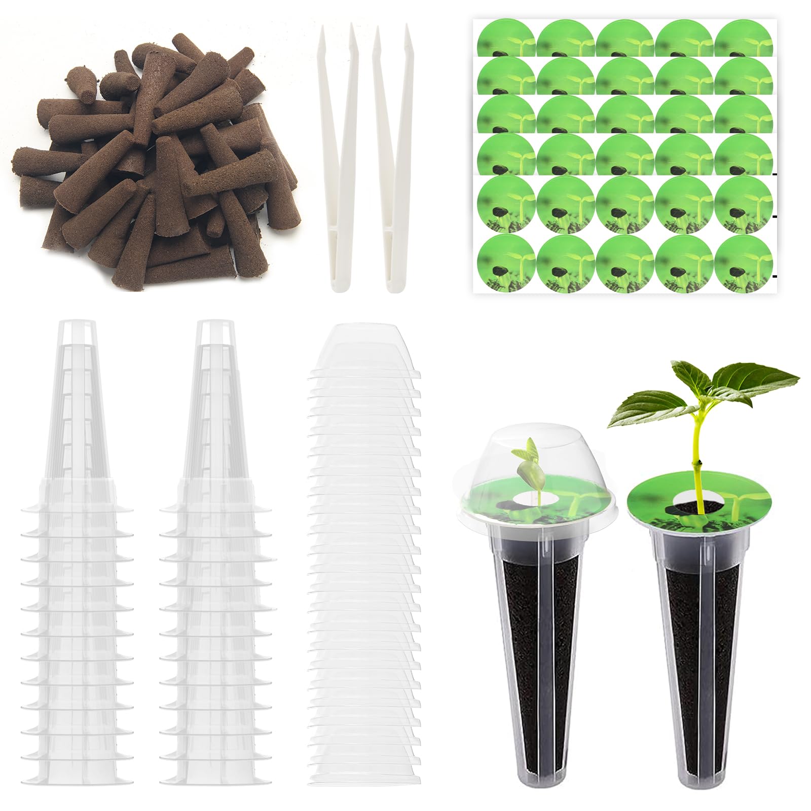 Amazon.com : 150 PCS Hydroponic Pods Kit, Seed Pods Kit for