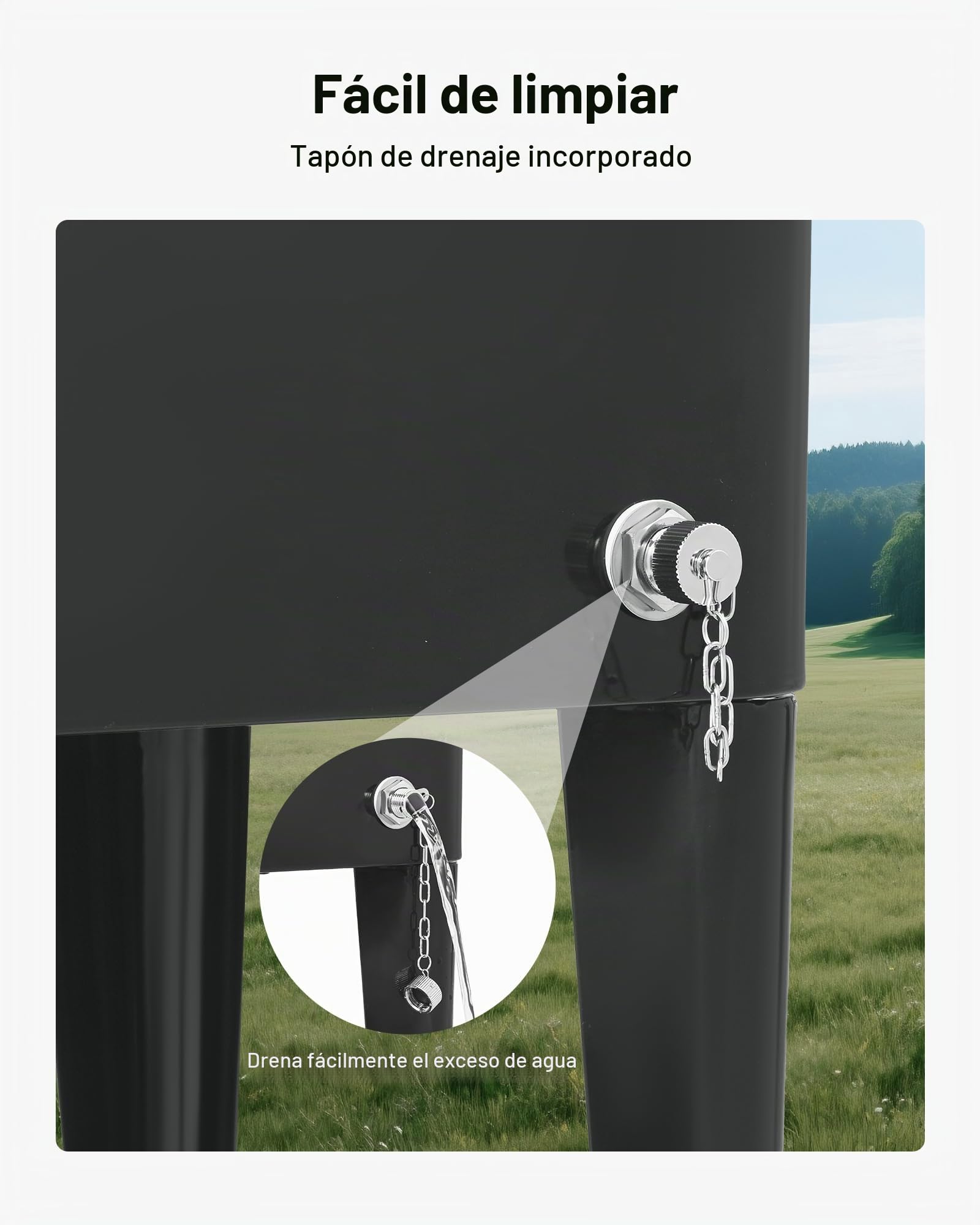 VEVOR Carrito Nevera con Ruedas 75,71 L, Carrito Refrigerador con Estante Inferior, Canasta Lateral, Abridor de Botellas, Enfriador de Bebidas Portátil para Fiestas en Exterior, Camping, Negro