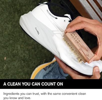 Jason Markk Shoe Cleaning Care – RTU Foam, Brush & Kits – Safe for Leather, Suede, Nubuck, Canvas, Mesh, Cotton & Knits – Effectively Cleans & Conditions