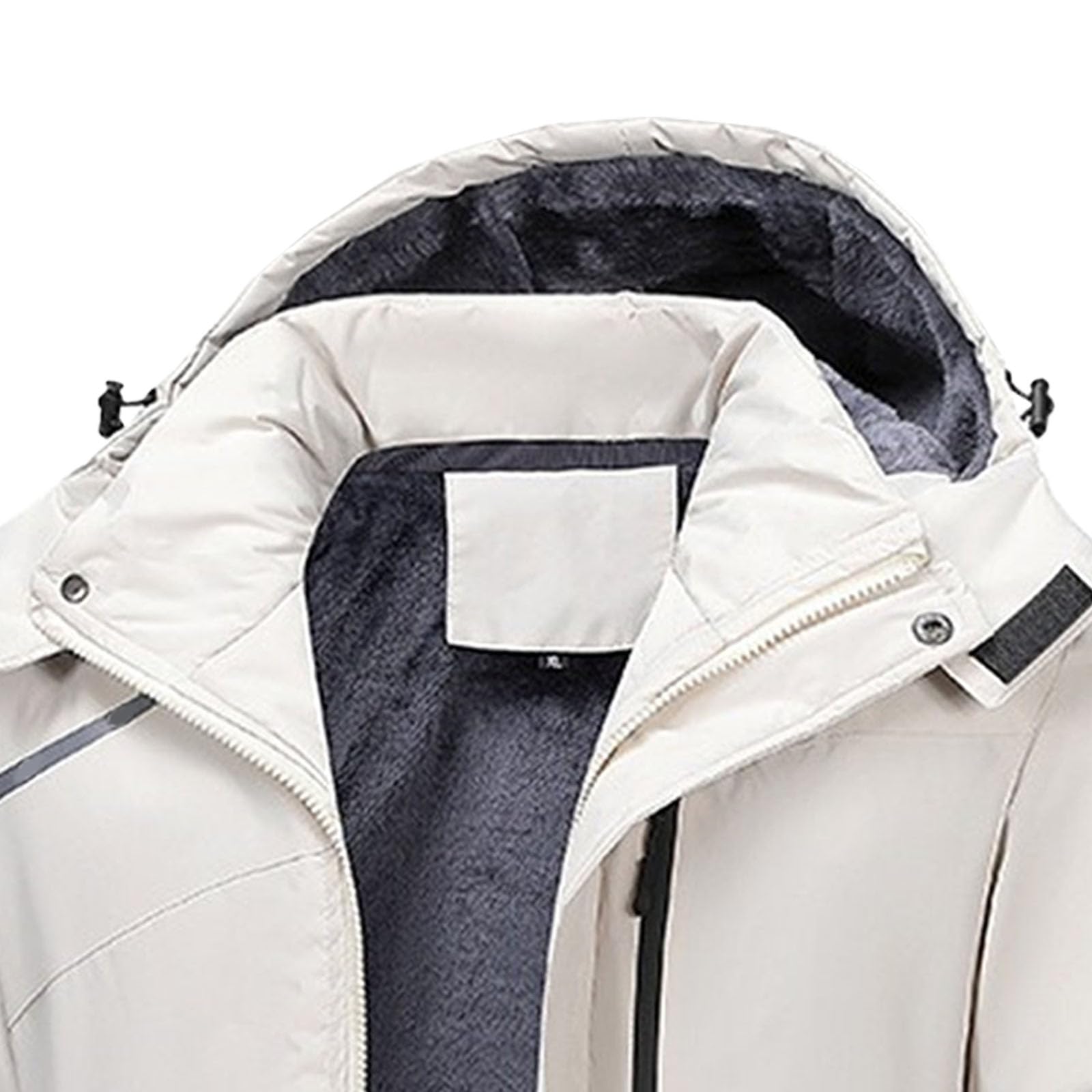 Abrigo de invierno para hombre, aislado, impermeable, cálido, para nieve, trabajo, montaña, cortavientos, con capucha, para esquí, lluvia