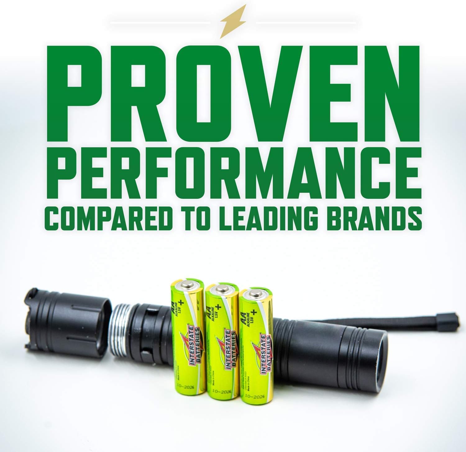 Interstate Batteries AA Alkaline Battery (48 Pack) All-Purpose 1.5V High Performance Battery - Workaholic (DRY7000)