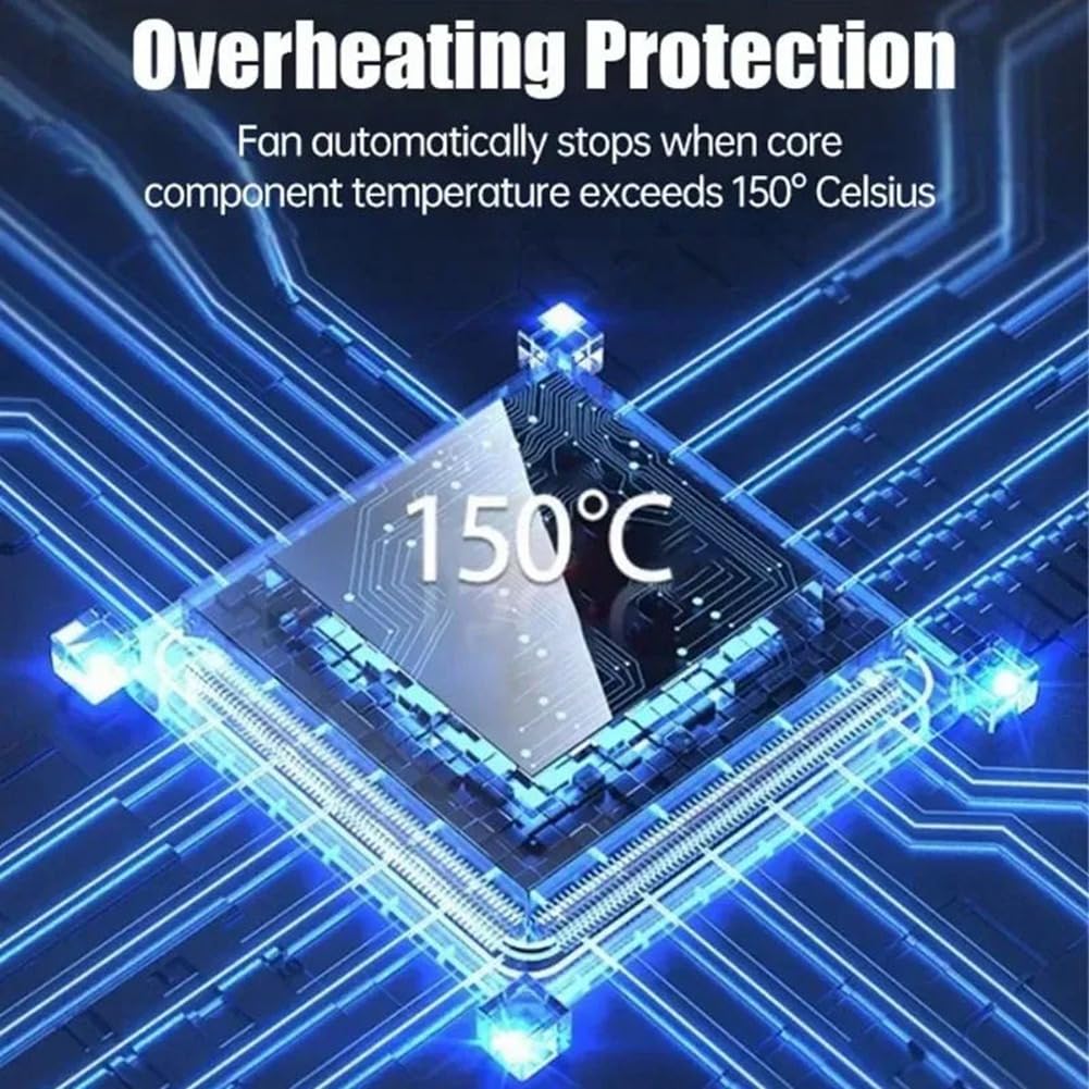Mini X6 Violent Fan Puissant Ventilateur à Jet Turbo sans balais de 140 000 tr/min pour outils électriques d'extérieur et maison