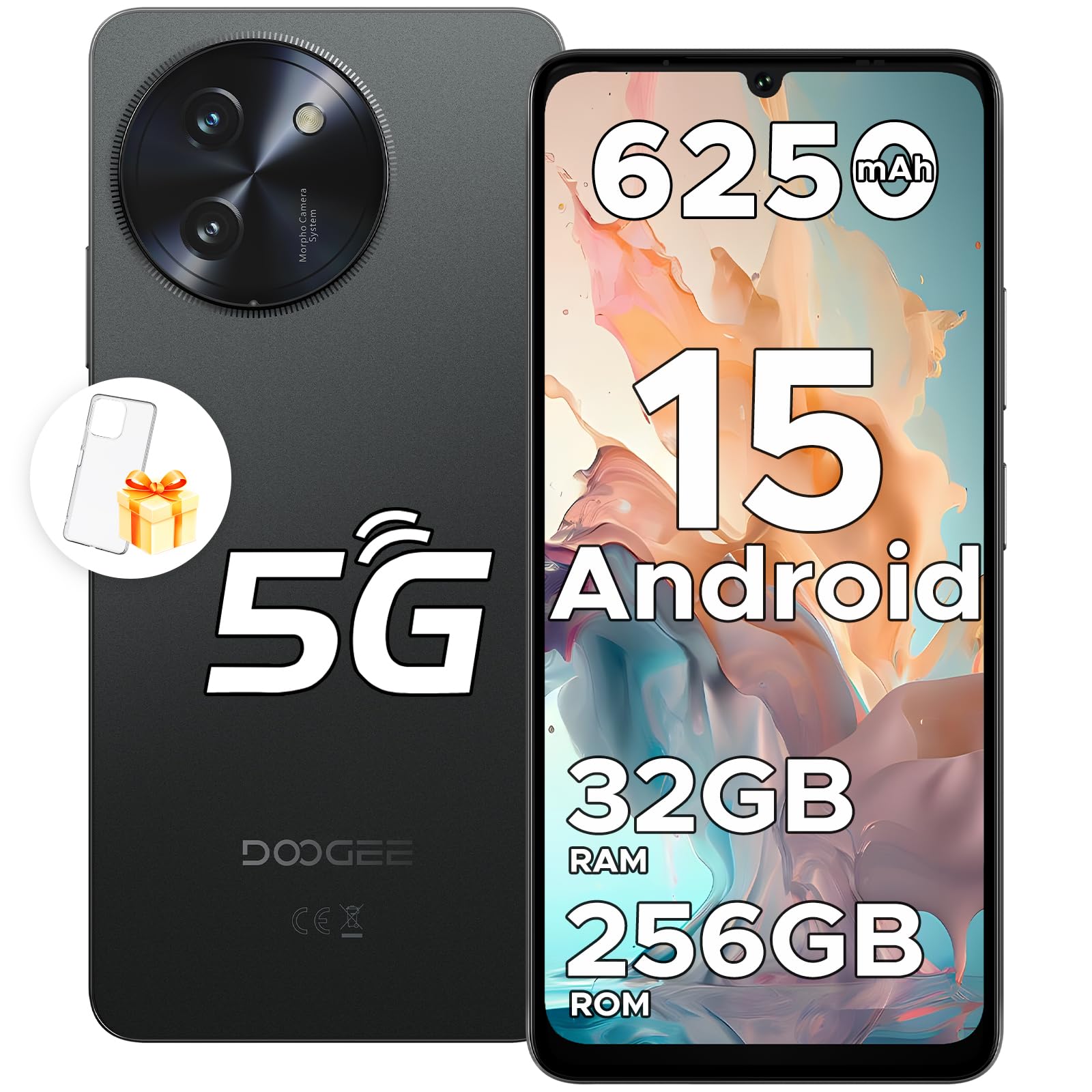 Amazon | 【5Gスマホ Android 15 】DOOGEE Note 59 Pro SIMフリー