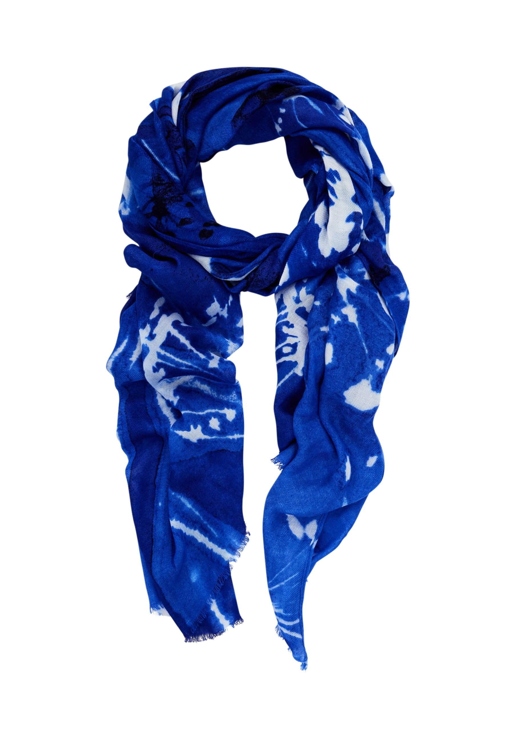 Desigual Women's Blue Atkins Rectangle Scarf 25Sawa17