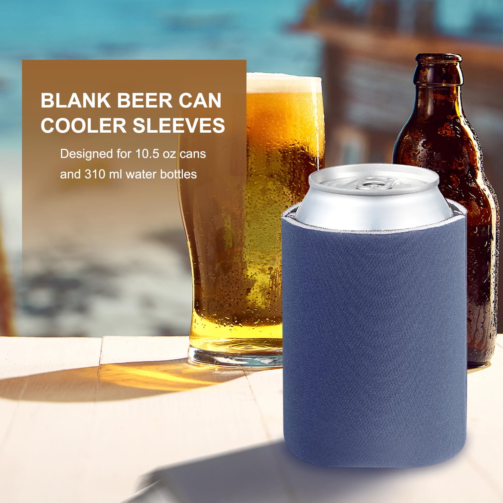 PATIKIL Blank Beer Can Cooler Sleeves - Image 3