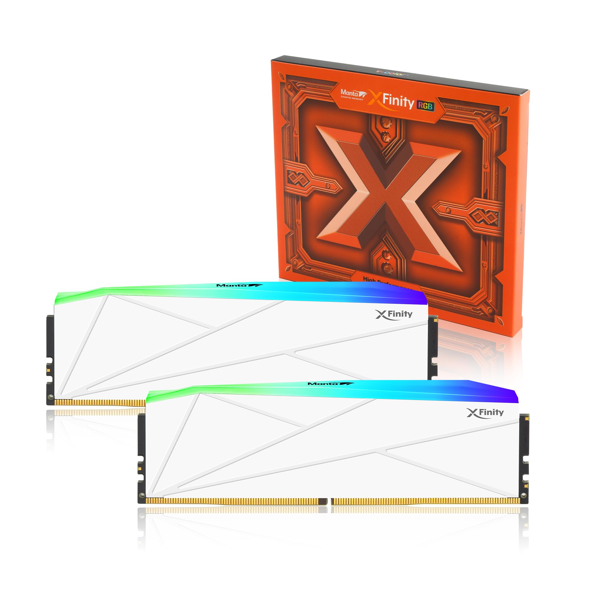 V-Color Manta XFinity RGB DDR5 48GB (24GBx2) 8000MHz CL38