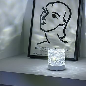 Amazon.co.jp : AOYYOA 波ランプナイトライト 水の波紋ナイトライト 水