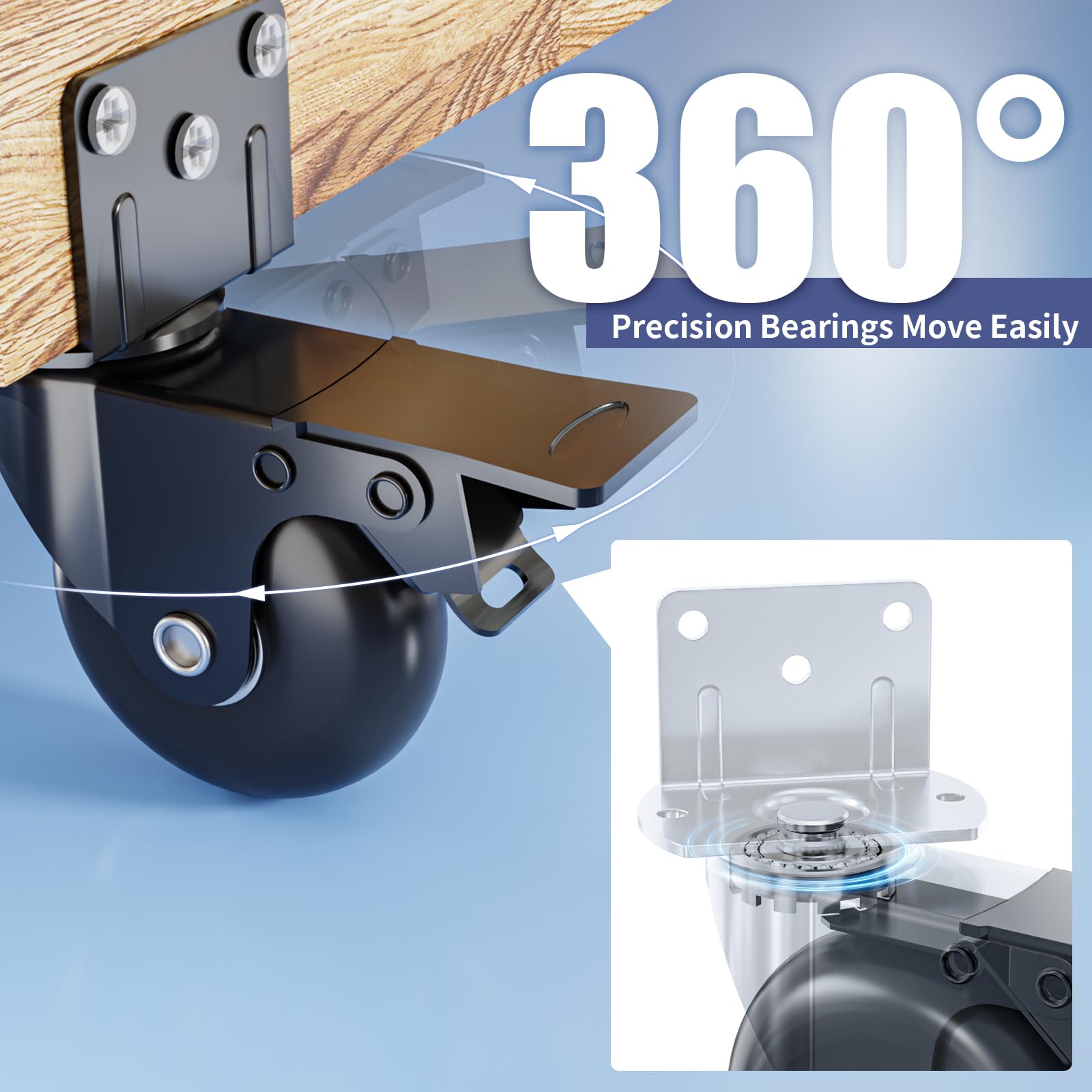 Exciting Side Mount Caster Wheels Photos