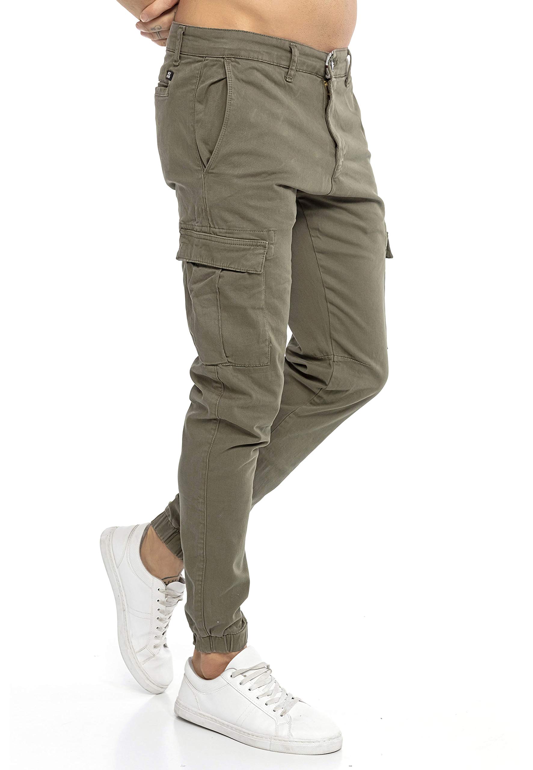RED BRIDGE Pantalón Chandal para Hombre Vaqueros Jeans Joggers Cargo Look
