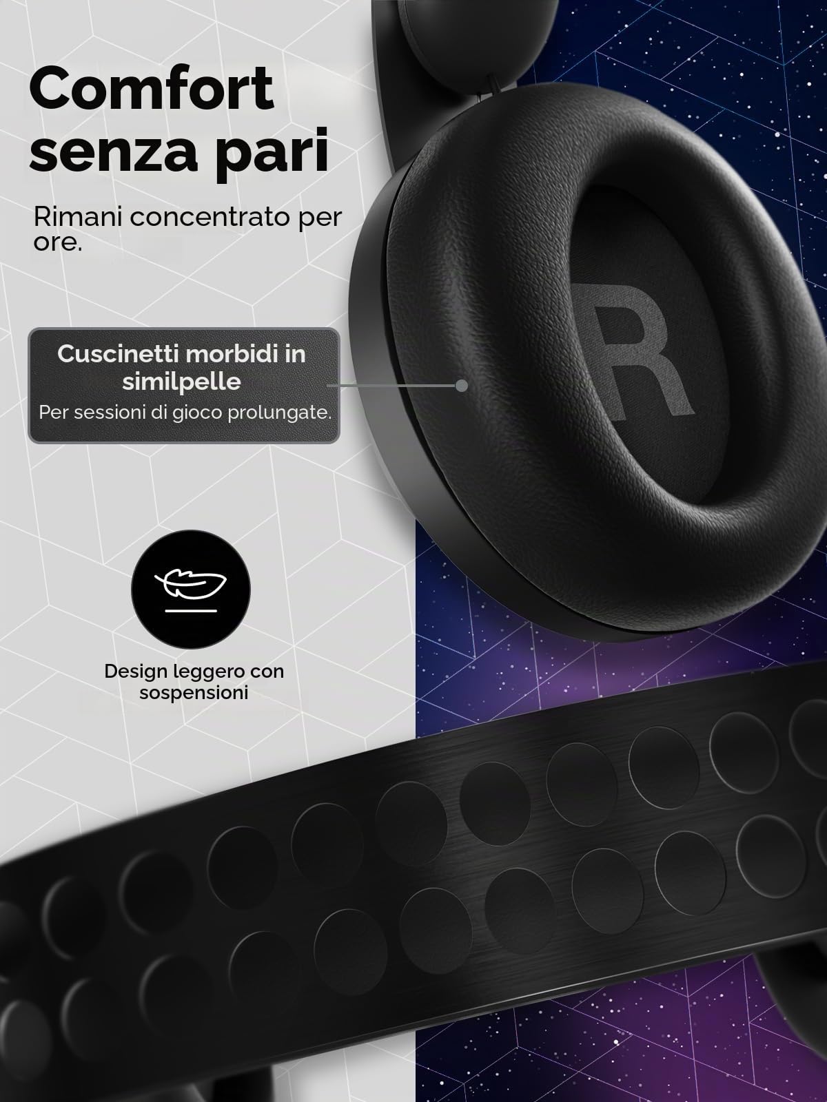 Lenovo Legion H500 Pro Auriculares Alámbrico Diadema Juego Gris
