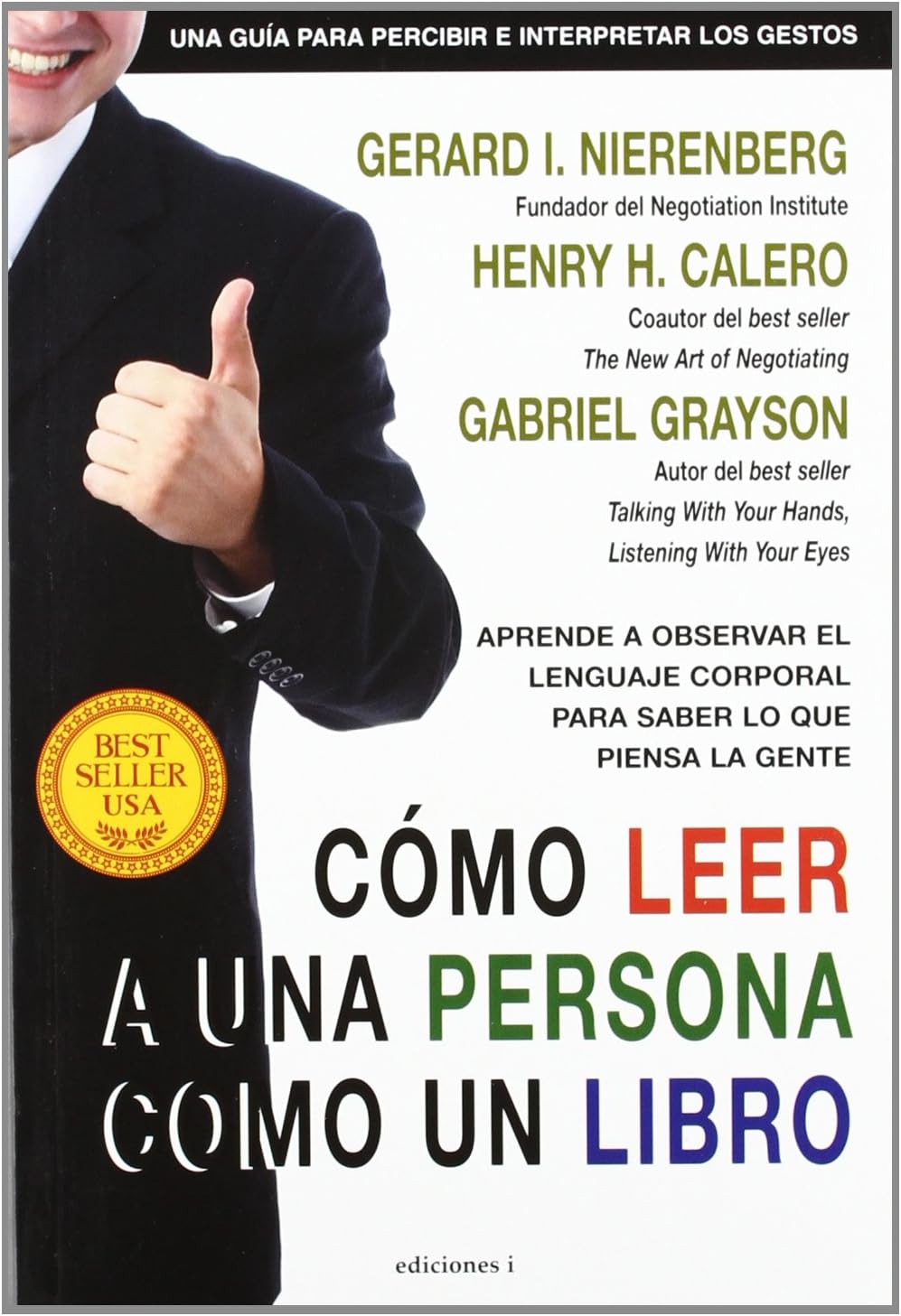 CÓMO LEER A UNA PERSONA COMO UN LIBRO (Spanish Edition)