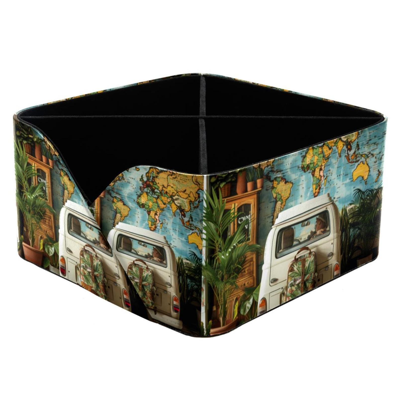 Porte-stylo rectangulaire de rangement pour fournitures d'art