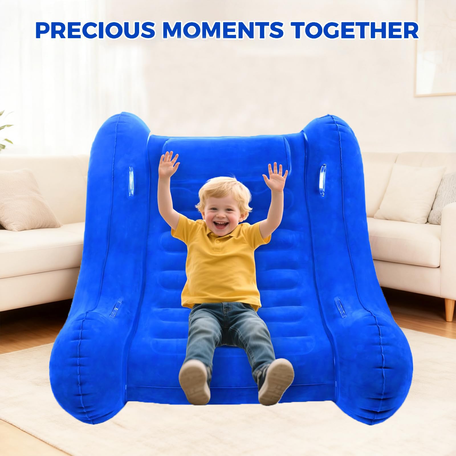 Sedia a dondolo sensoriale per bambini (blu)