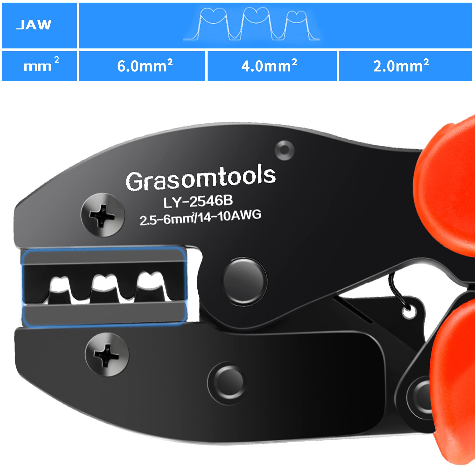Pinze di piegatura solare per 2.5/4.0/6.0mm ² pannello solare PV cavo (Solar crimping pliers)