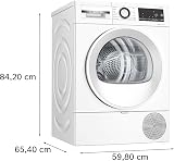 BSH Electroménager WQG1420DFR, Series 6, Dryer, Heat Pump, 9 kg, White - 6