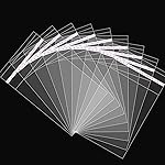 240Pcs Self Sealing Cellophane Bag 3x5 Inches 1.4 Mils Small Clear Plastic Bags Reusable Self Adhesive OPP Bags for Candy, Bakery Cookie, Treat, Jewelry, Cards