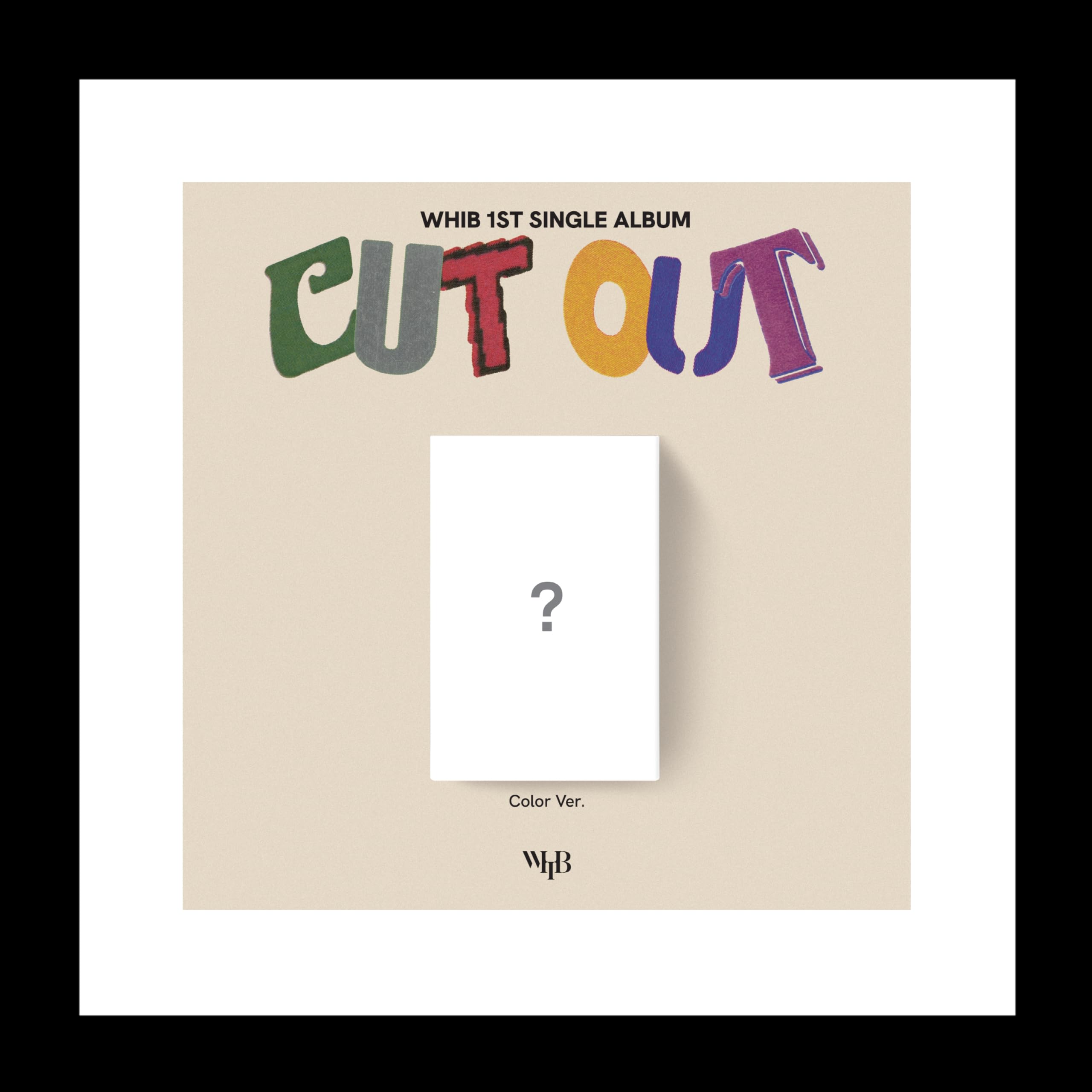 WHIB Cut-Out 1st Single Album Contents+Photocard+Tracking Sealed Cut Out (Standard Color Version)