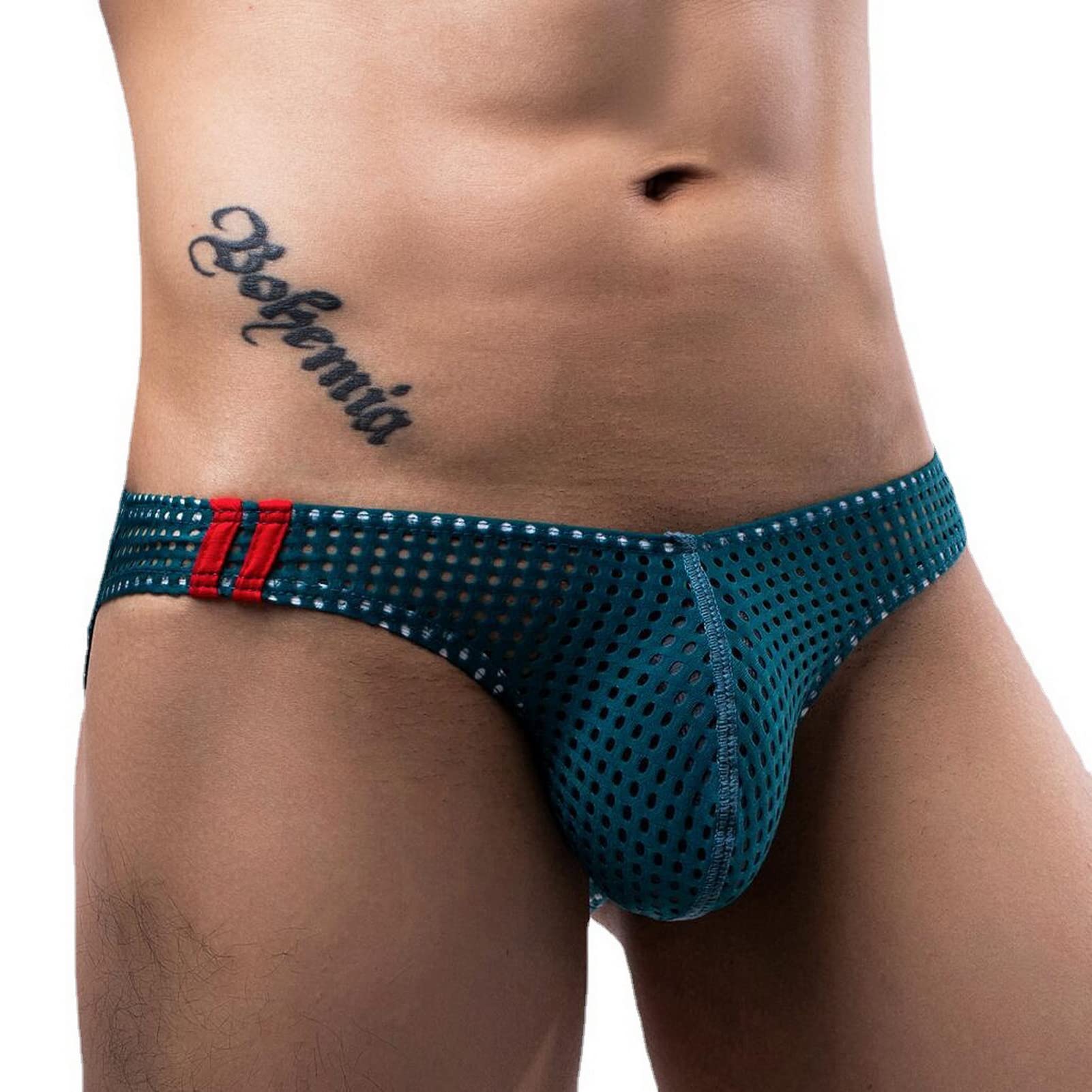 Faringoto Tangas de malla para hombre