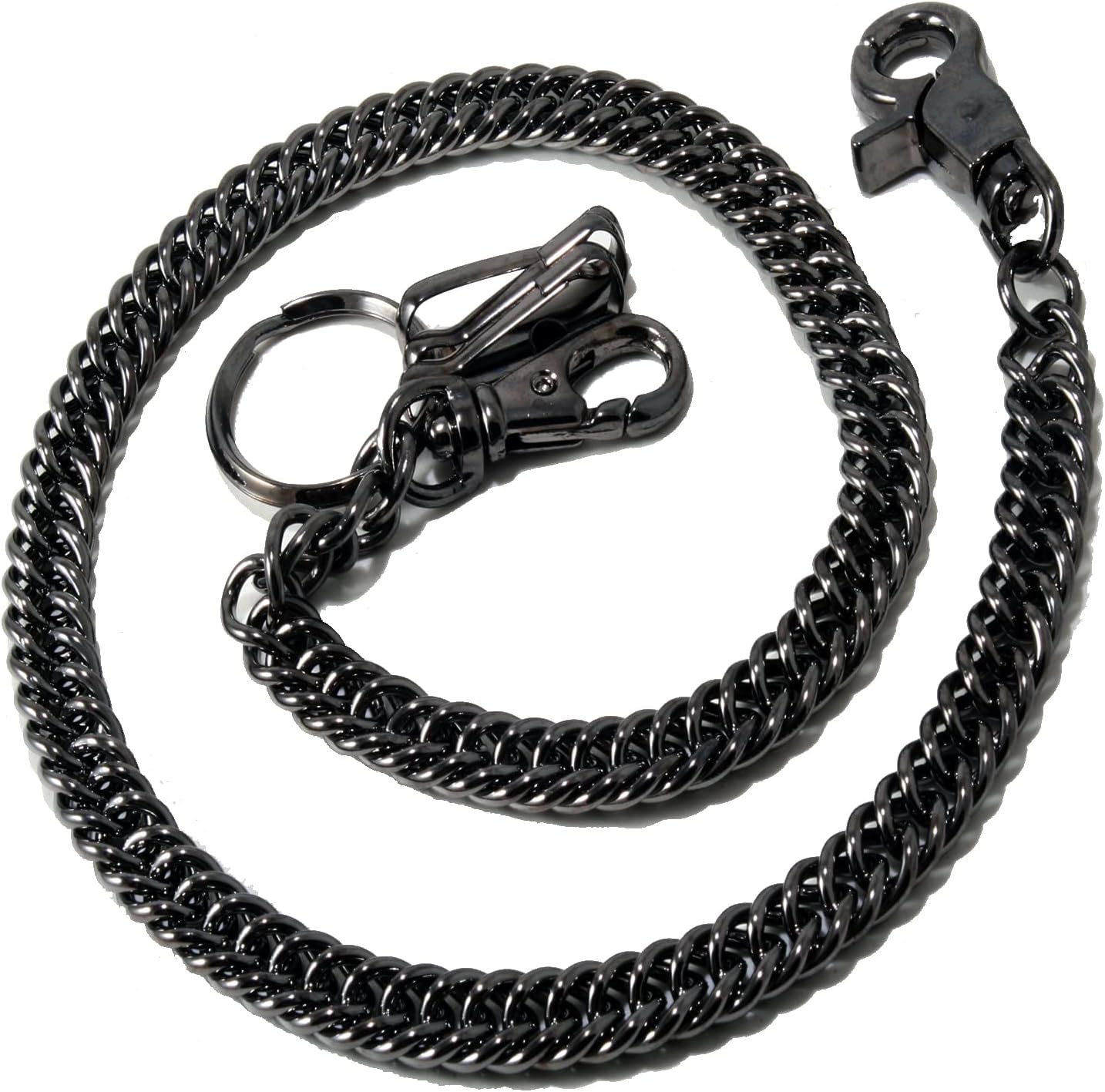 Double K Geldbörsenkette - Robuste Keychain Mit Hummerverschlüssen 20 Zoll