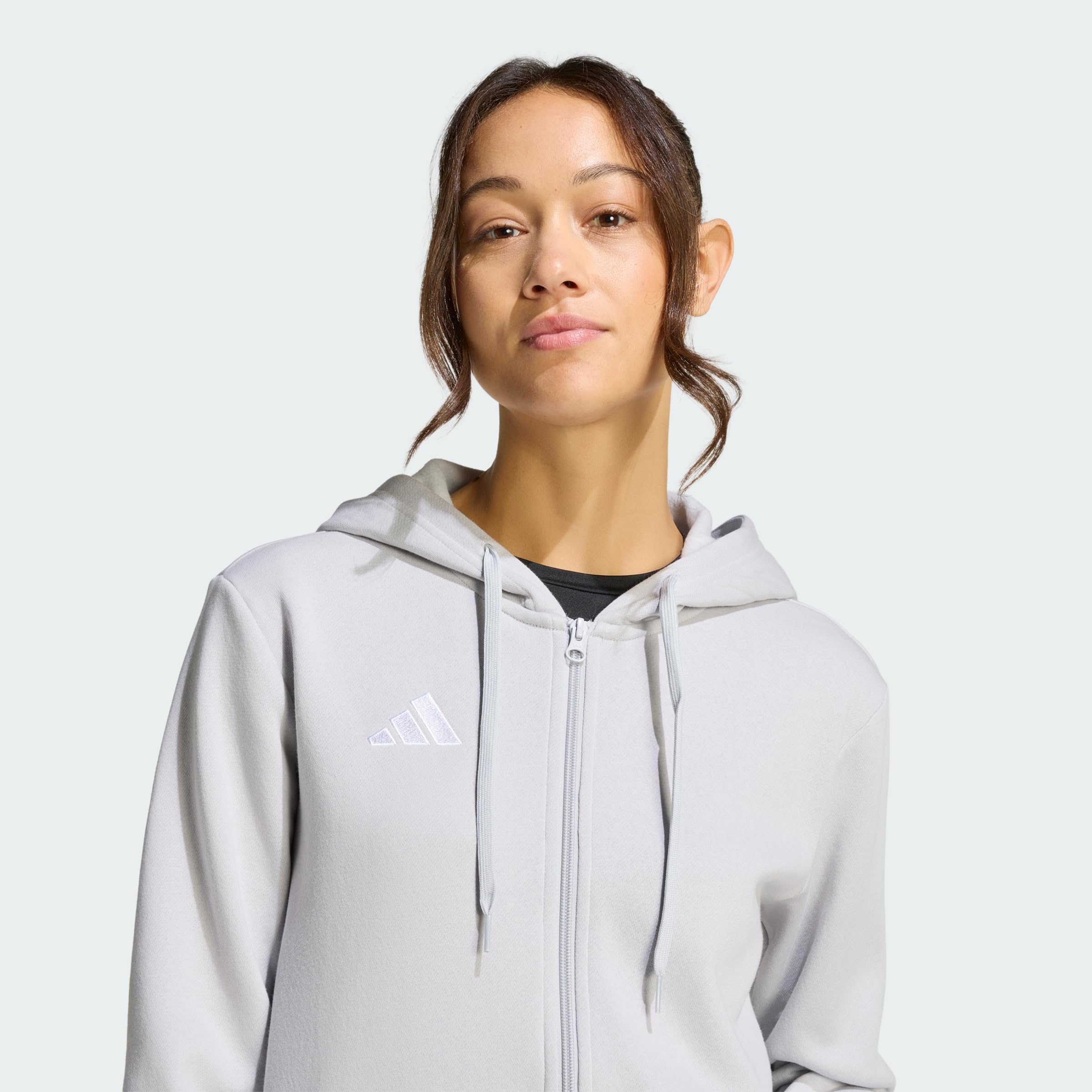 adidas Entrada26 Full Zip Hoodie Felpa con Cappuccio Donna (Pacco da 1)