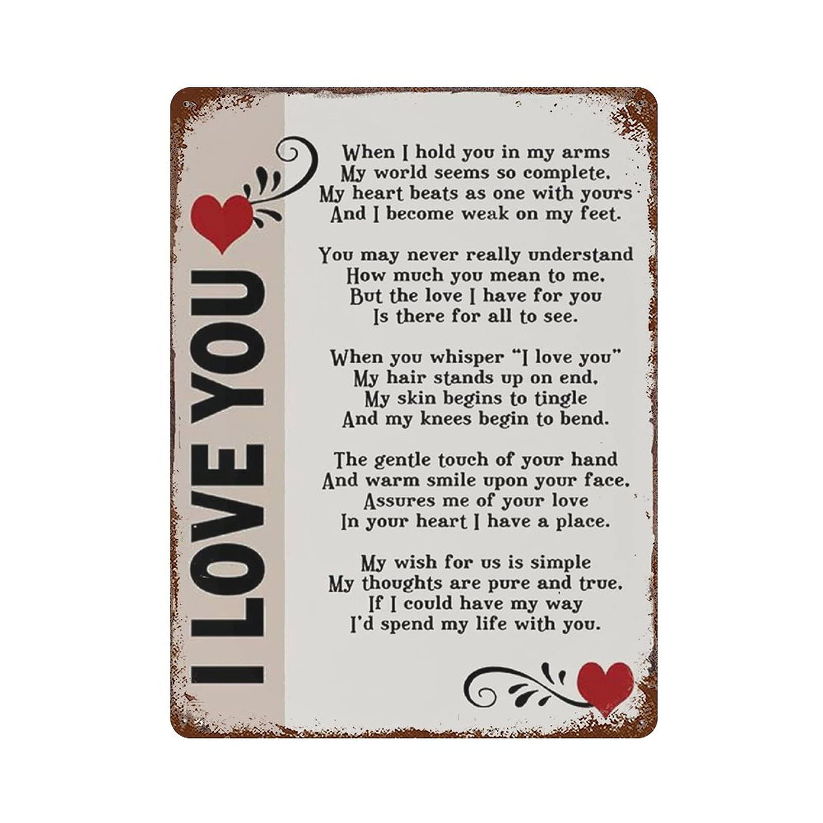Let Your Faith Be Bigger Than Fear Vintage Metal Plaque Tin Great Aluminum Sign Wall Decor Poster 15.7"x11.8"