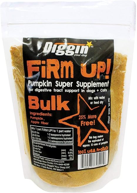 diggin firm up pumpkin