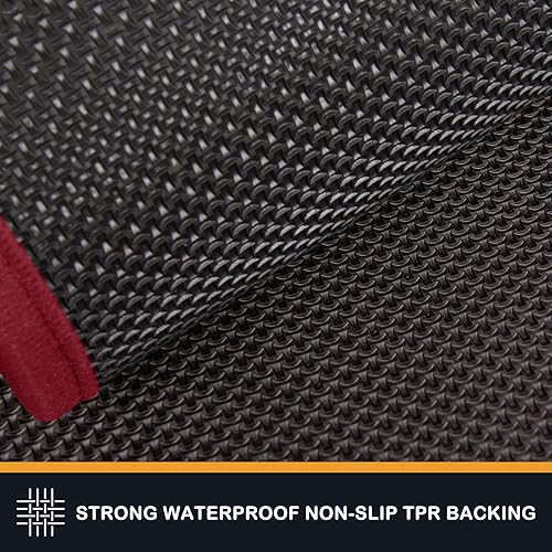 Miniatura 4 de PURRUGS Tapete para puerta de 20 x 31.5 pulgadas, antideslizante, lavable a máquina, rascador de zapatos, tapete para puerta de perro, tapete de