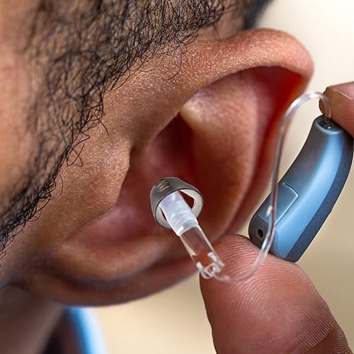 Miniatura 6 de Geiserailie 30 unidades de cúpulas para audífonos de 0.315 in de repuesto para audífonos abiertos, accesorios de audífonos de apertura media,