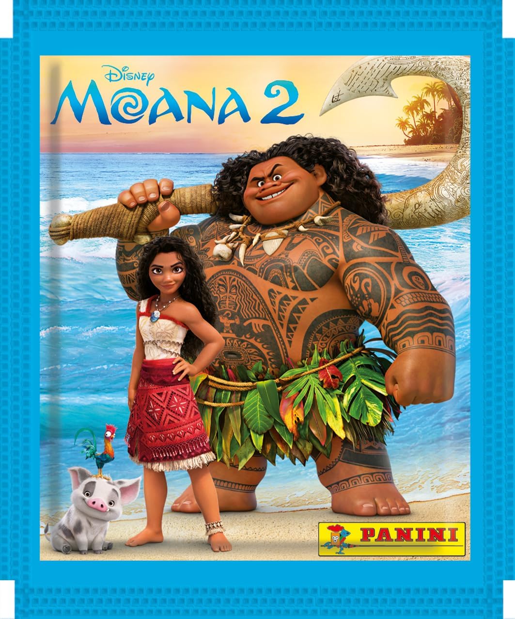 PANINI Vaiana Pack of 2 Blister Packs of 12 Bags + 1 Free