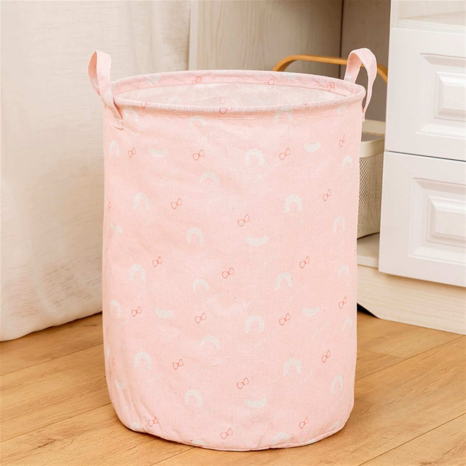 Boîtier de rangement des vêtements pliable et sac à linge compact