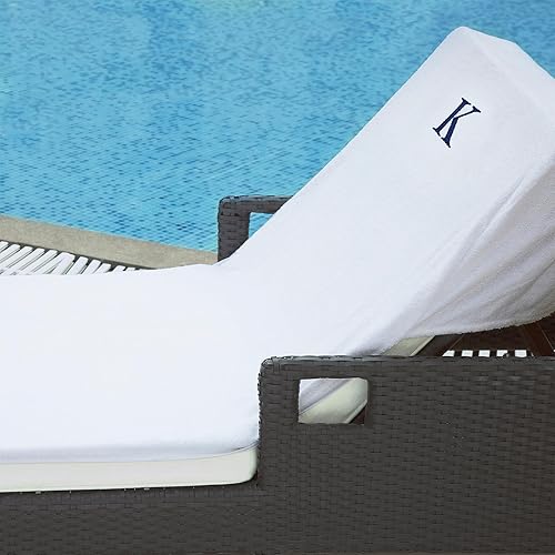 Miniatura 7 de Funda de silla de salón 100% de algodón superior con letras iniciales personalizadas