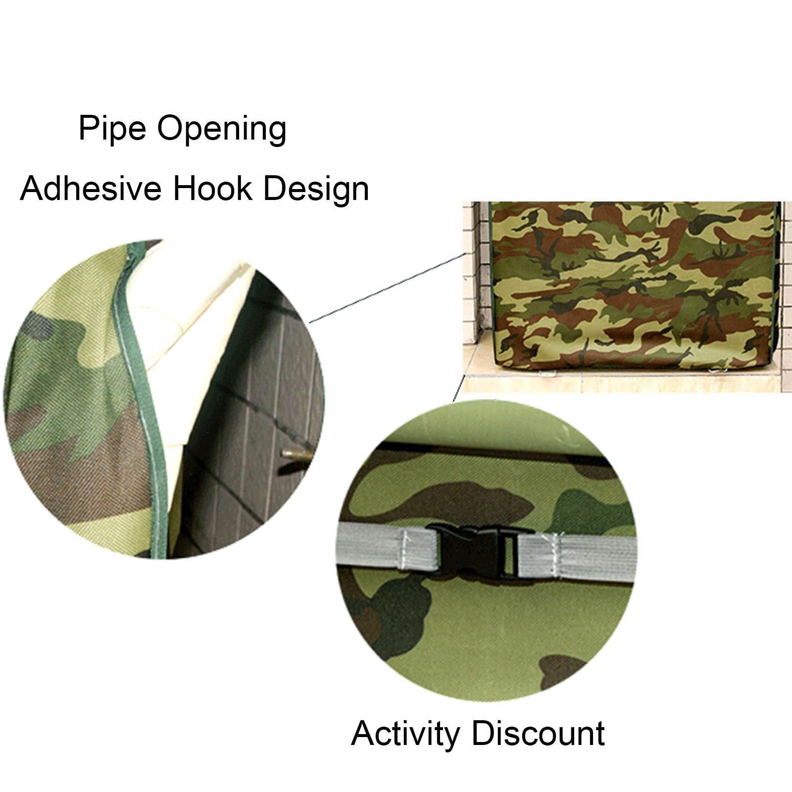 Funda Aire Acondicionado Exterior Central, Doble Capa, Funda para Aire Acondicionado Exterior Completa de Cinco Lados, Ideal para Todas Las Estaciones(Green,38x54x14in/96x136x36cm)
