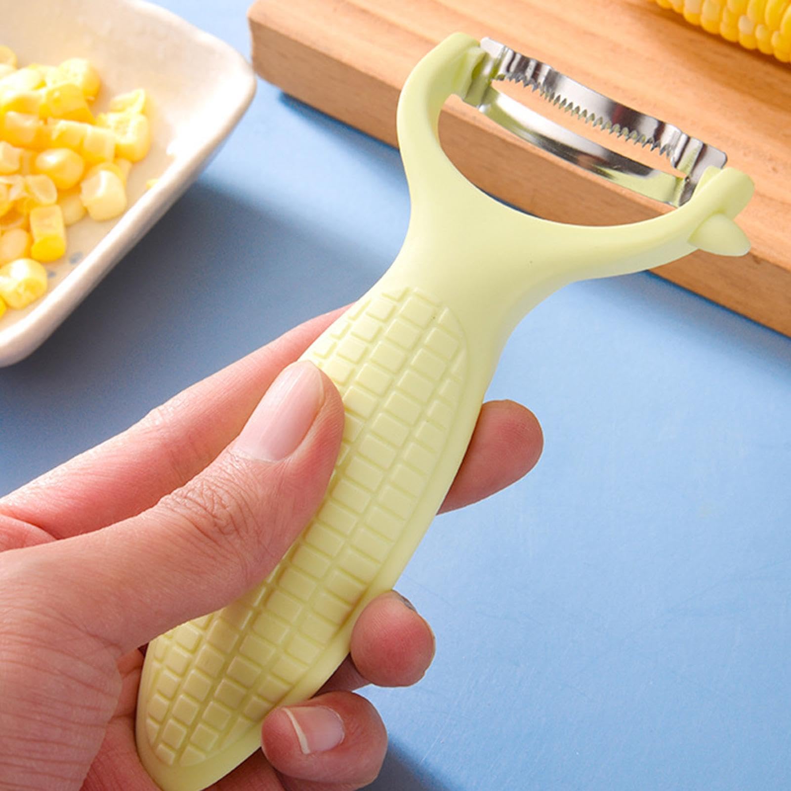 Gosknor Pelamais Professionale In Acciaio Inox - Rimuovi Chicchi In Modo Veloce E Facile, Utensile Da Cucina Pratico (Nero/Oro) - 3