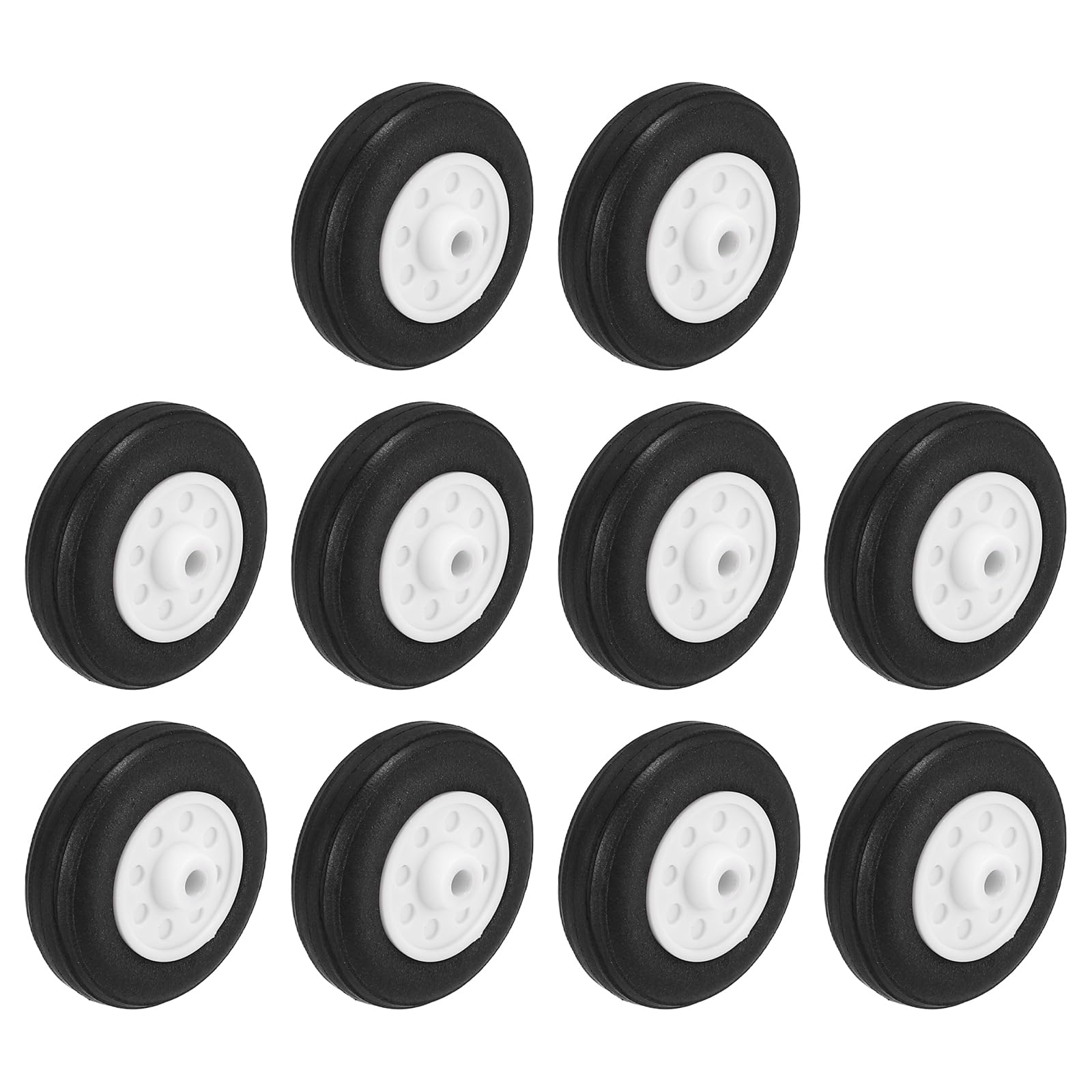 Amazon | MECCANIXITY RC飛行機ホイール1インチOD航空機ホイール交換10