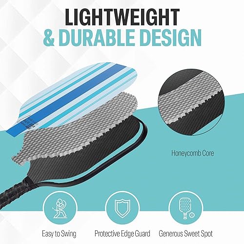 Miniatura 5 de Pickleball Paddles Carbon Fiber  USAPA Approved 16MM T700 Premium Graphite  Lightweight Paddle with Spin Texture  High Spin Pickle Ball Racket