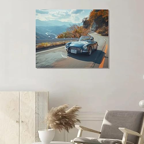 Miniatura 7 de HouLaiZhe 90s Retro Classic Car Jdm Posters Canvas Wall Aesthetic Room Decor Wall Painting Prints Gallery Room Wall Decor for Bedroom Living Room