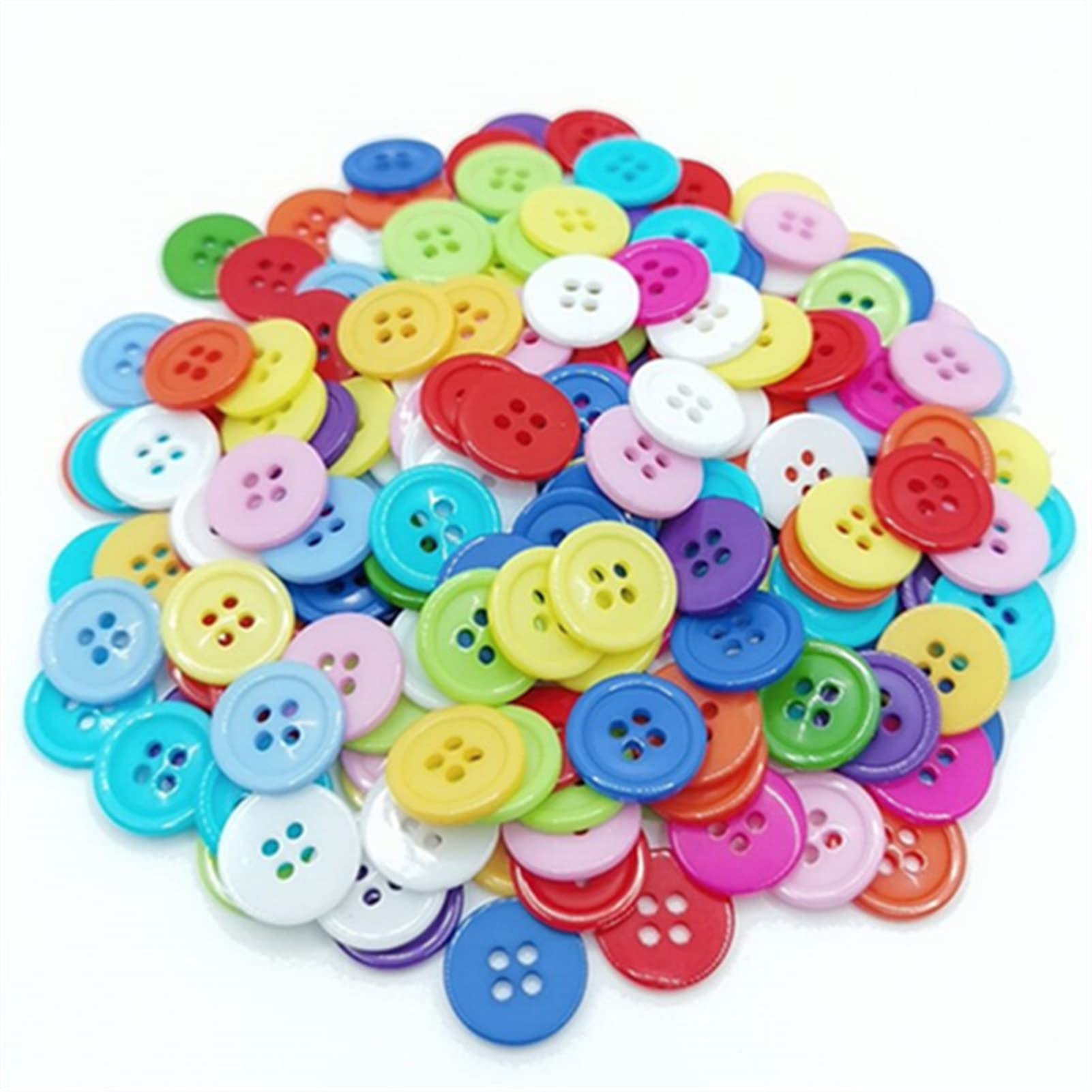 Bottoni I Nostri Fori da 15 mm cuciono su Scrapbooking for i Colori delle Caramelle di Stoffa for Bambini Fai da Te