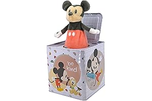 KIDS PREFERRED Disney Baby Mickey Mouse Jack-in-the-Box Musical Toy