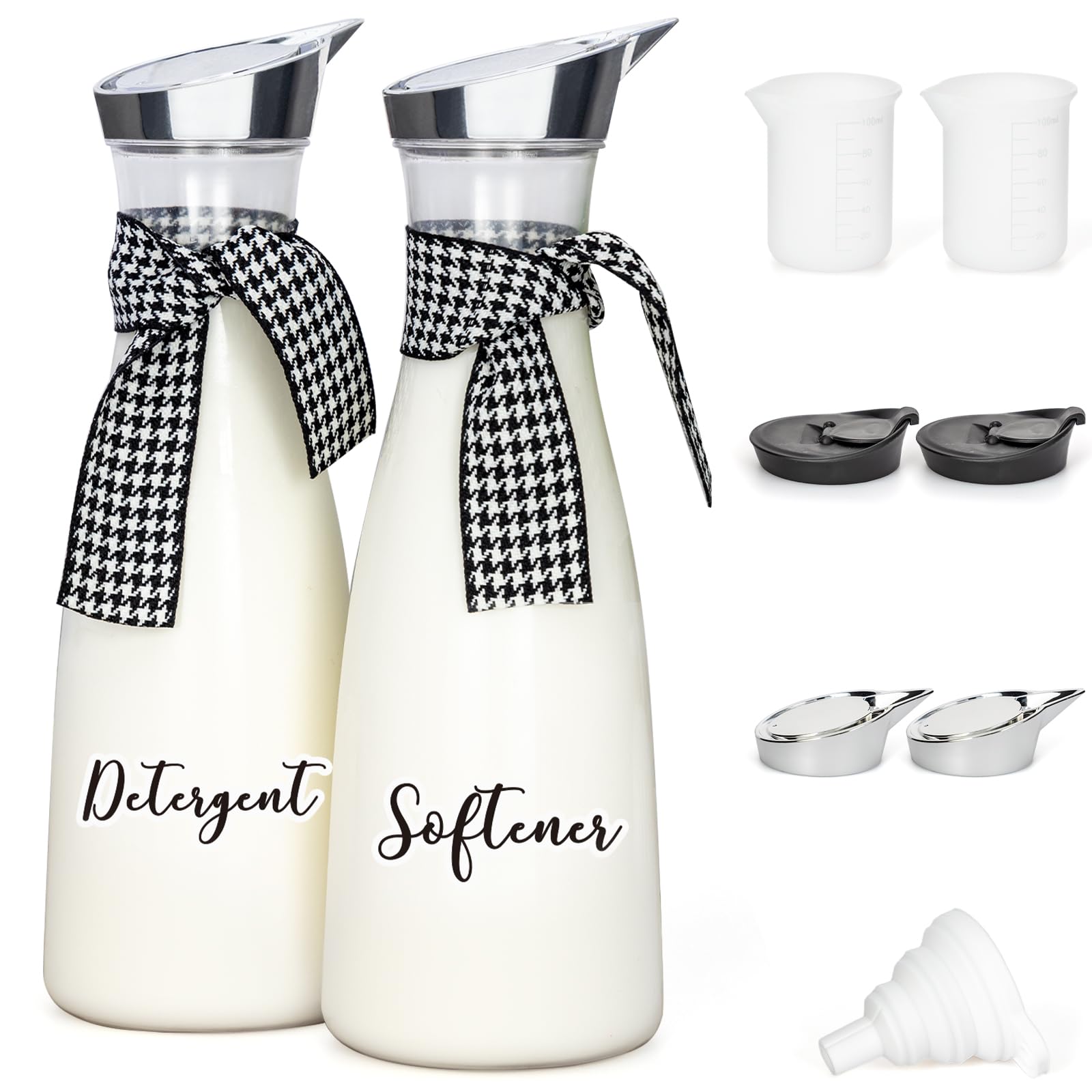 Photo 1 of Laundry Detergent Dispenser for Laundry Room Decor - 2-Pack Bottles