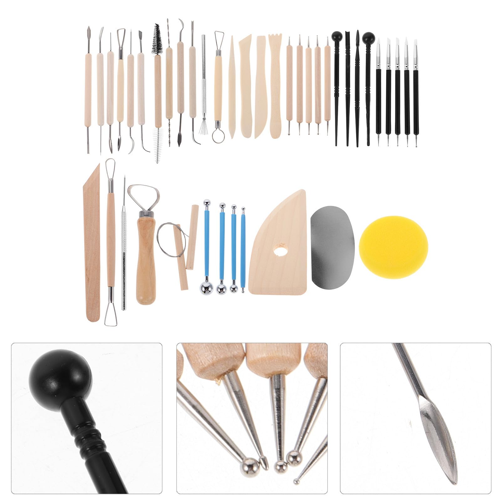 Kit de Herramientas de Arcilla para Artistas 1 Set Profesional
