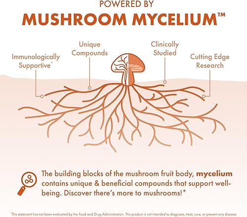 Miniatura 6 de Host Defense Breathe* Cápsulas  Suplemento de hongos de apoyo inmunológico y respiratorio  Suplemento herbario para la salud pulmonar con Chaga,