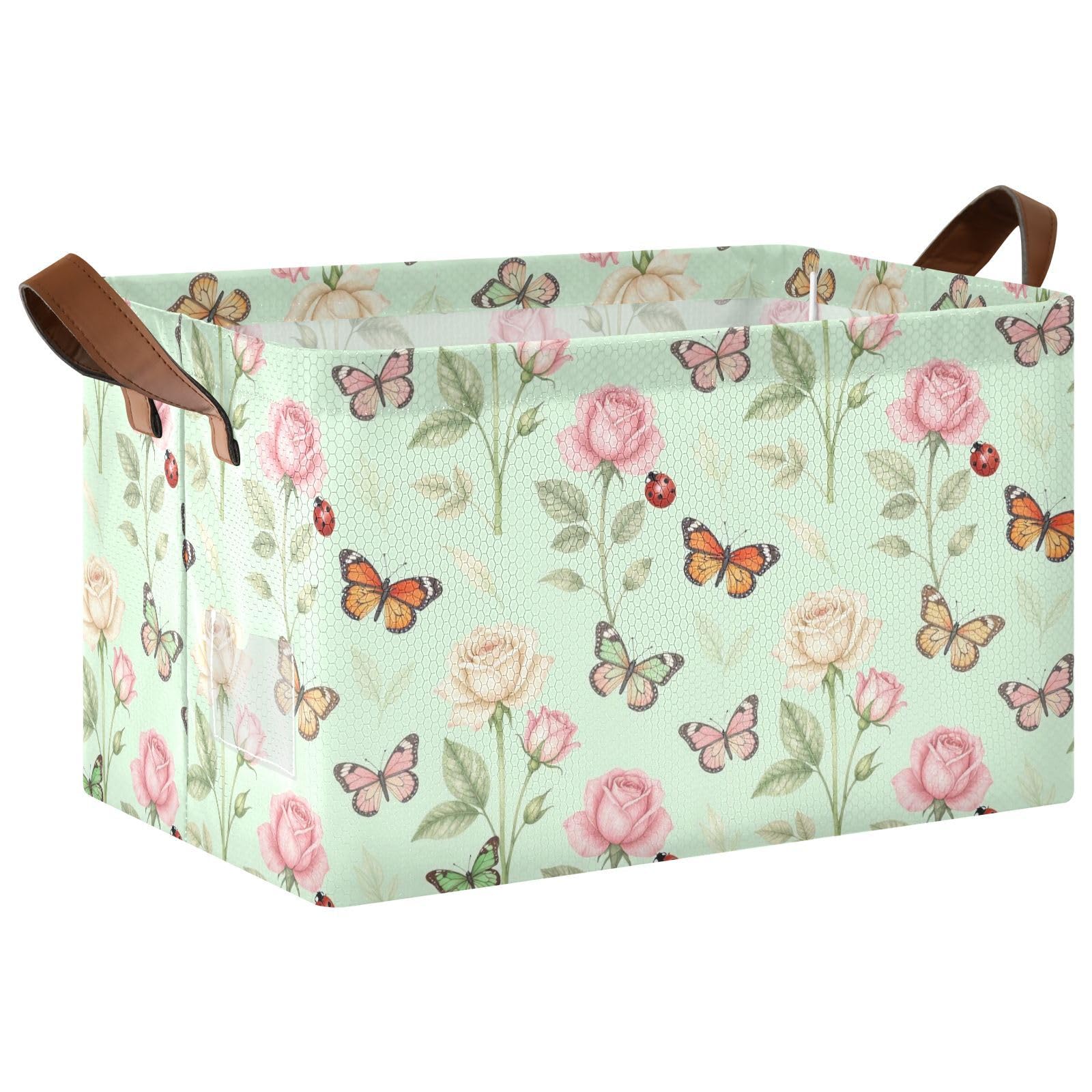 Paniers pliables Papillon Lady Beetle Garden M pour ranger le salon