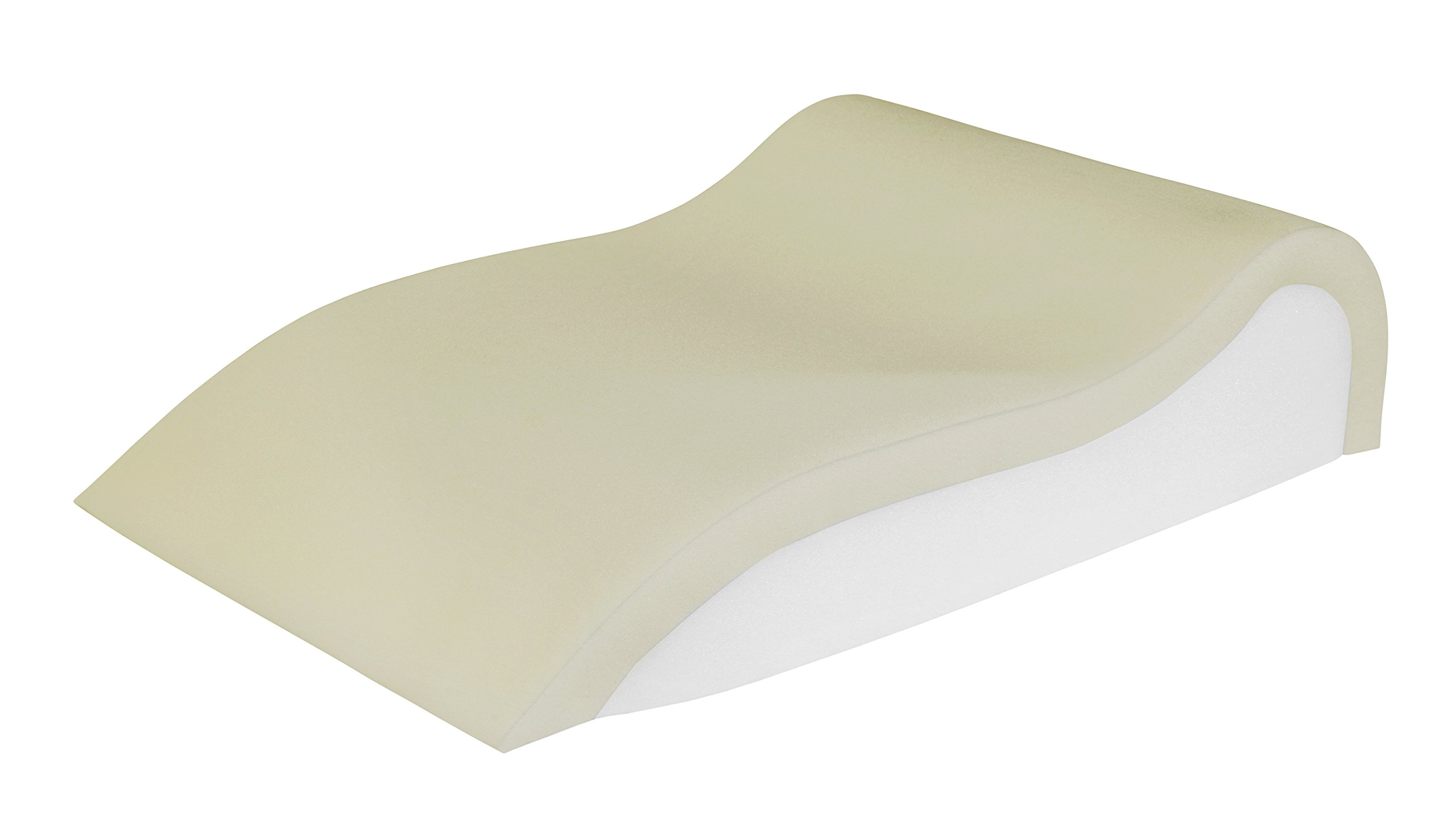 liebling 194489 Premium Venenkissen mit Viscoauflage (Mikrofaser Doppeltuch versteppt) ca. 40 x 68 x 16,5 cm, weiß