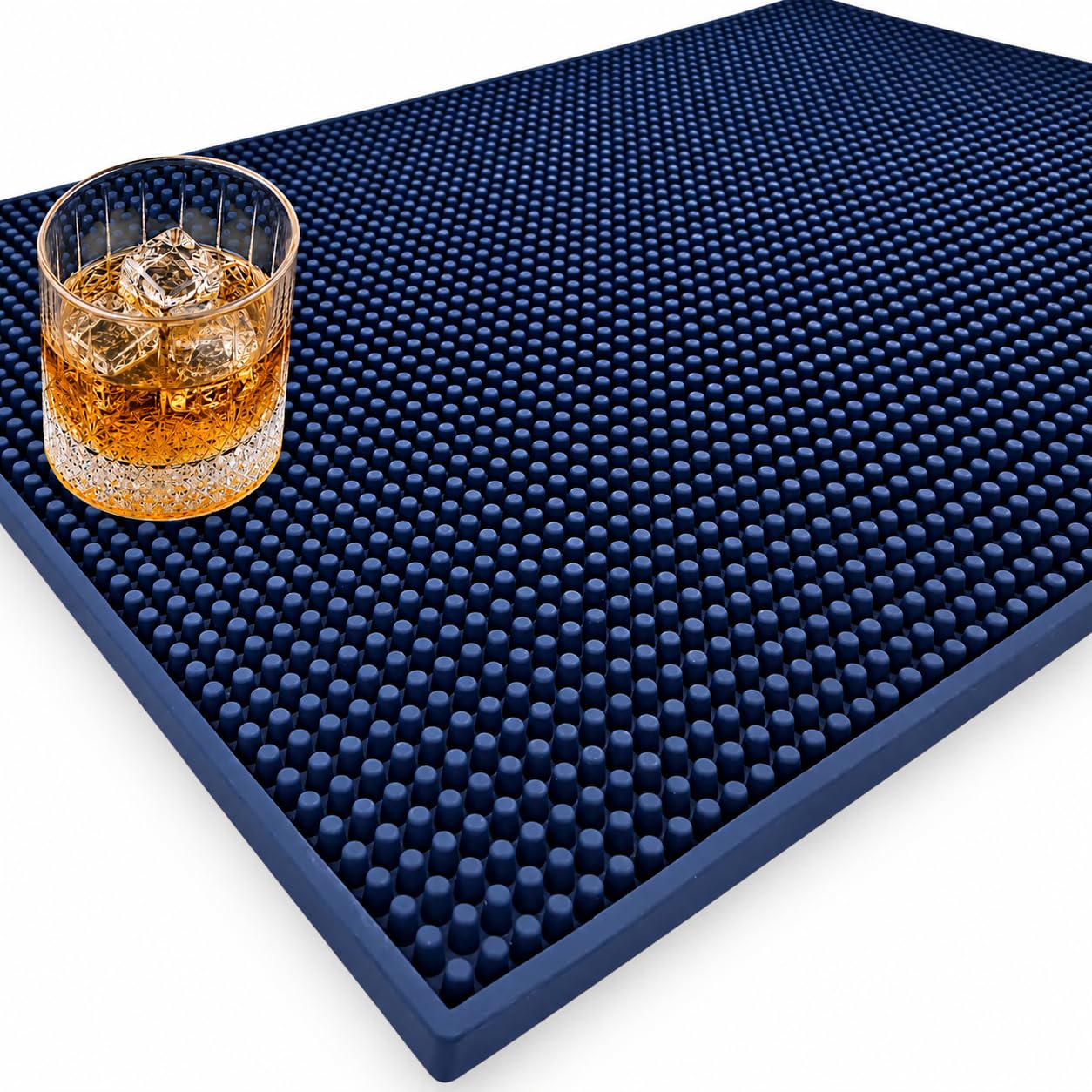 Rubber Bar Mat – Non-Slip Spill & Drip Mat for Bartending, Coffee Bar & Kitchen Countertop, Thick Durable Counter Protector & Stylish Drying Mat (Warm Taupe, 18"x12") — Amazon image 11