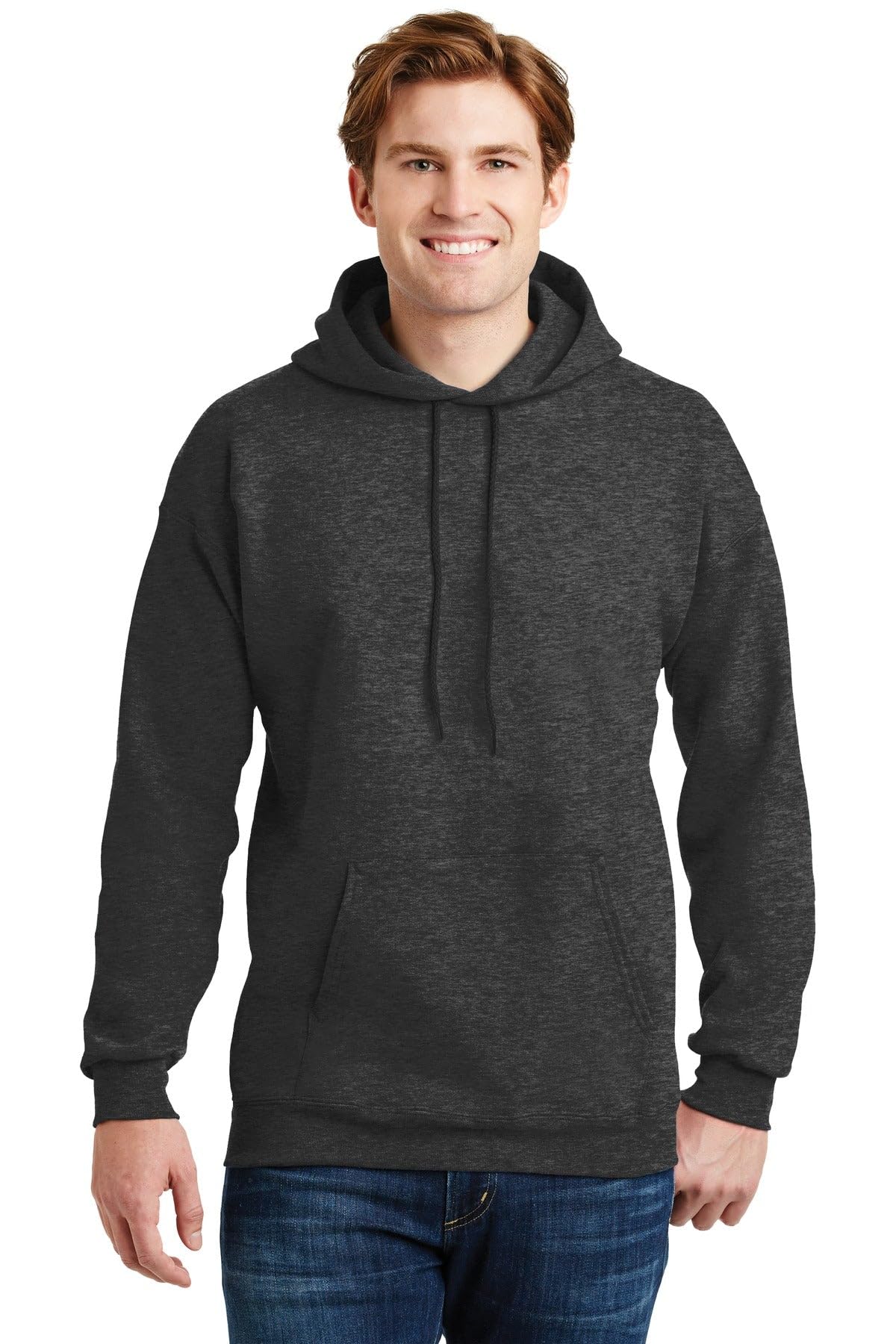 Hanes F170 vêtement molletonné Charcoal Heather en taille S - 7