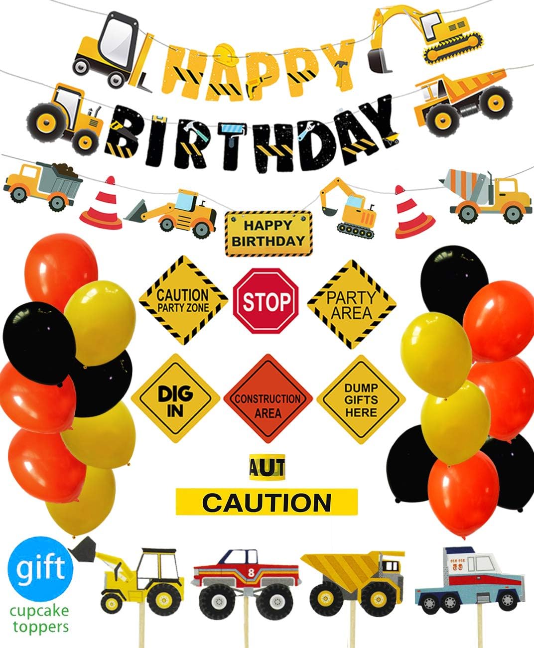 Buy Construction Birthday Party Supplies Dump Truck Party Decorations