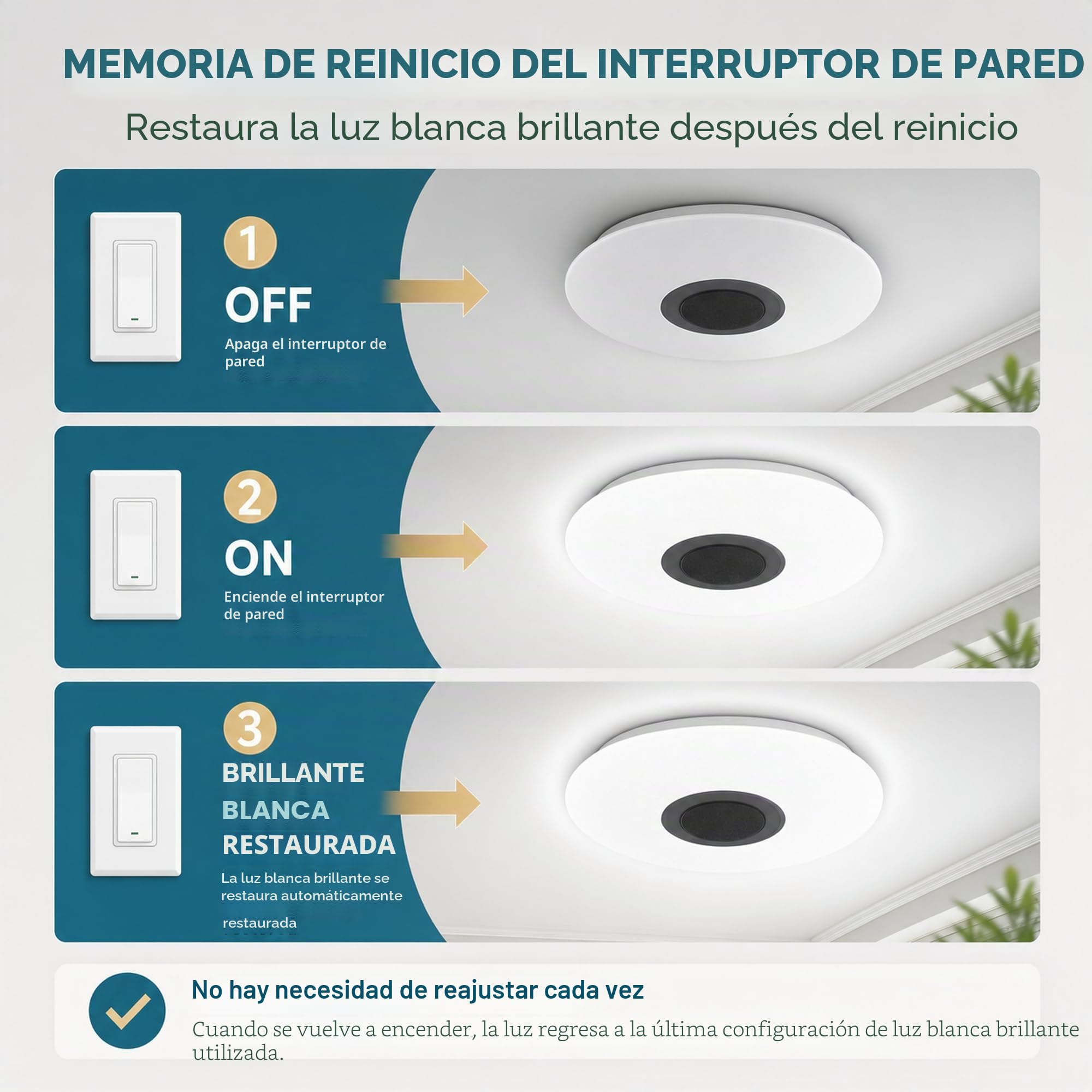 36W Plafon LED Techo Lámpara de Techo con Musica Altavoz Bluetooth | 50cm, APP + Mando a Distancia, Blanca Cálida / Fría RGB Cambio de Color para Niños Sala Estudiante
