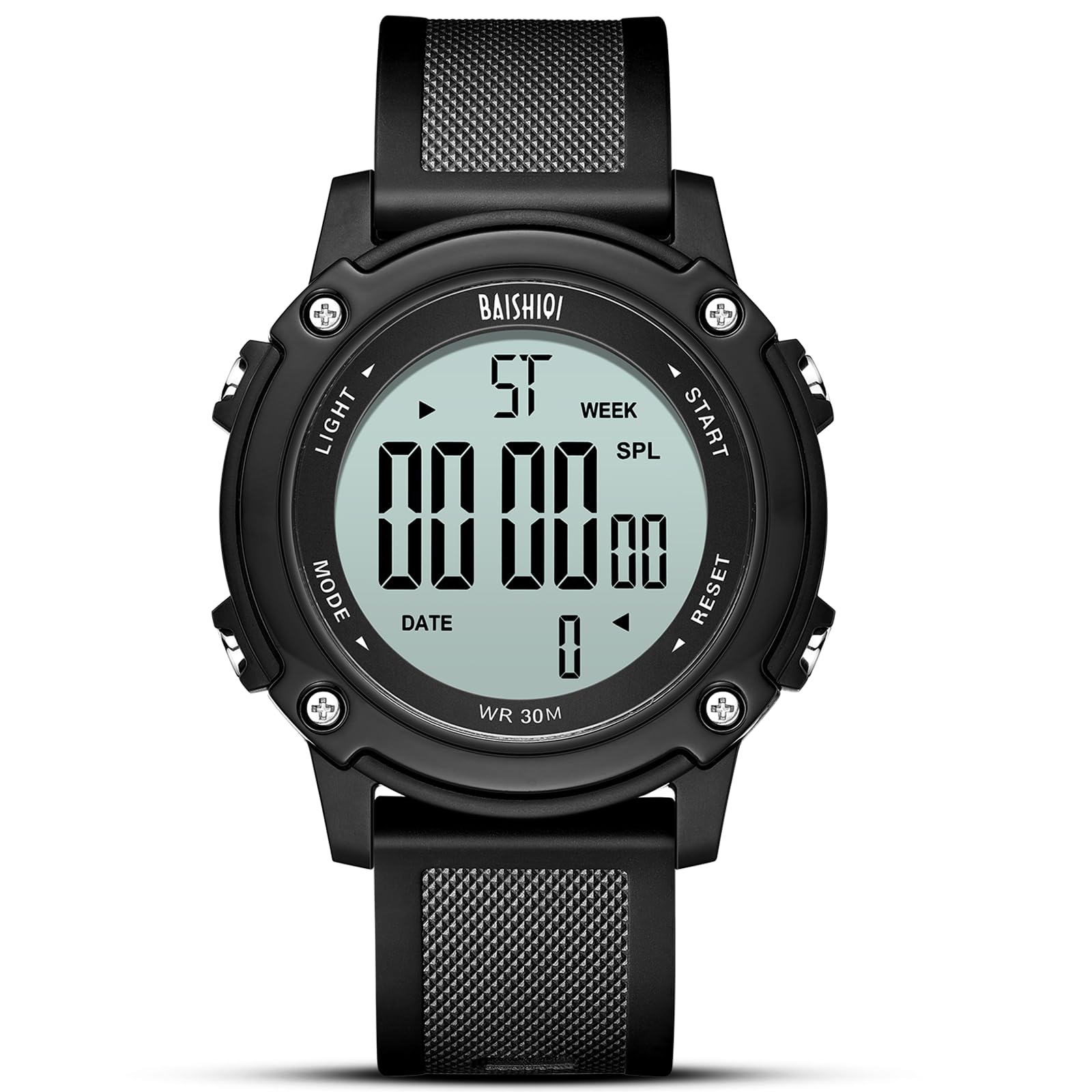 Mens Watches Digital Watches for Men Stopwatch Sports Waterproof Military Wrist