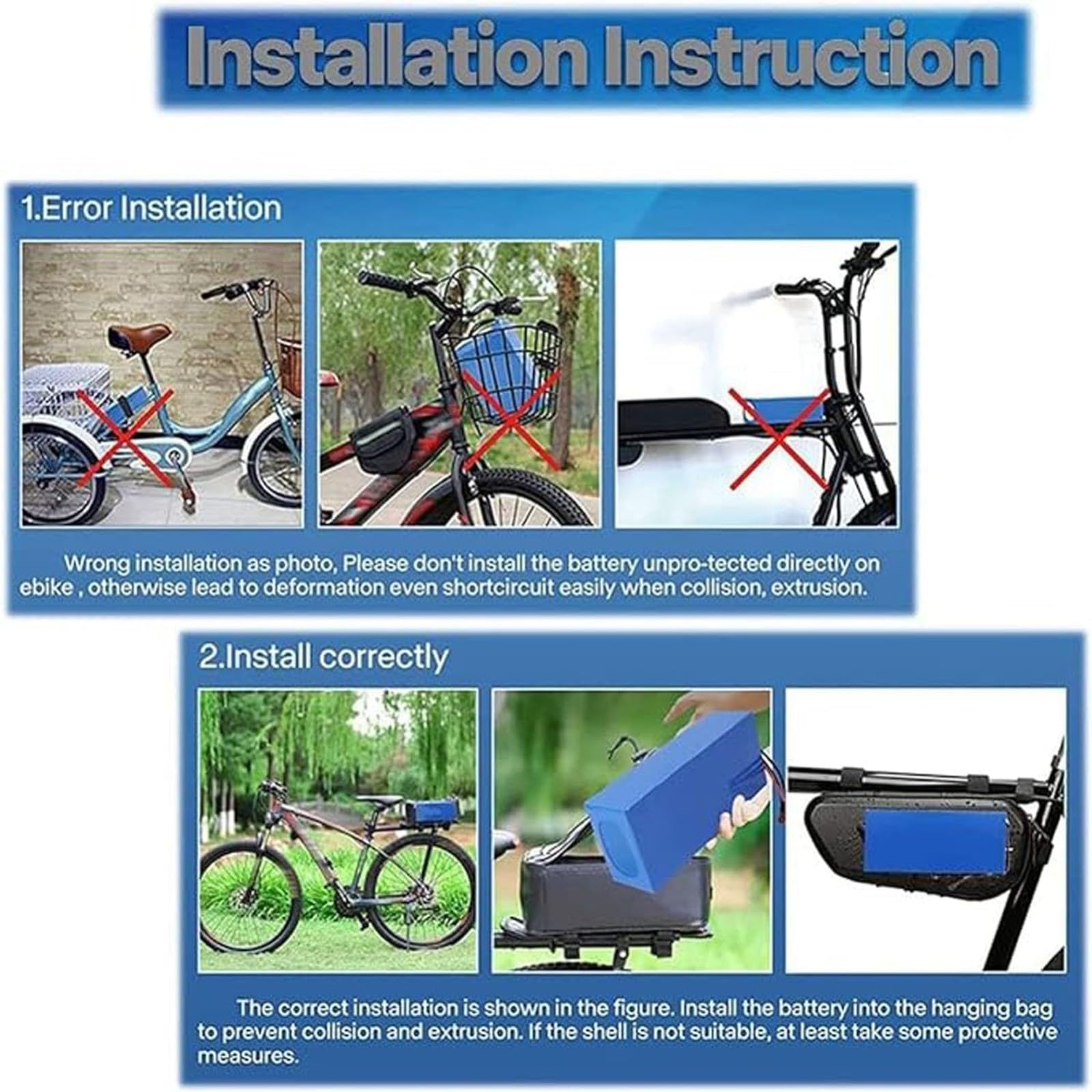 Batteria Al Litio Da 24V 20Ah Per Bici Senza Pedali, Biciclette Elettriche, Monopattini, Pacco Batteria Agli Ioni Di Litio Impermeabile 7S3P Per Ebike Con Caricabatterie