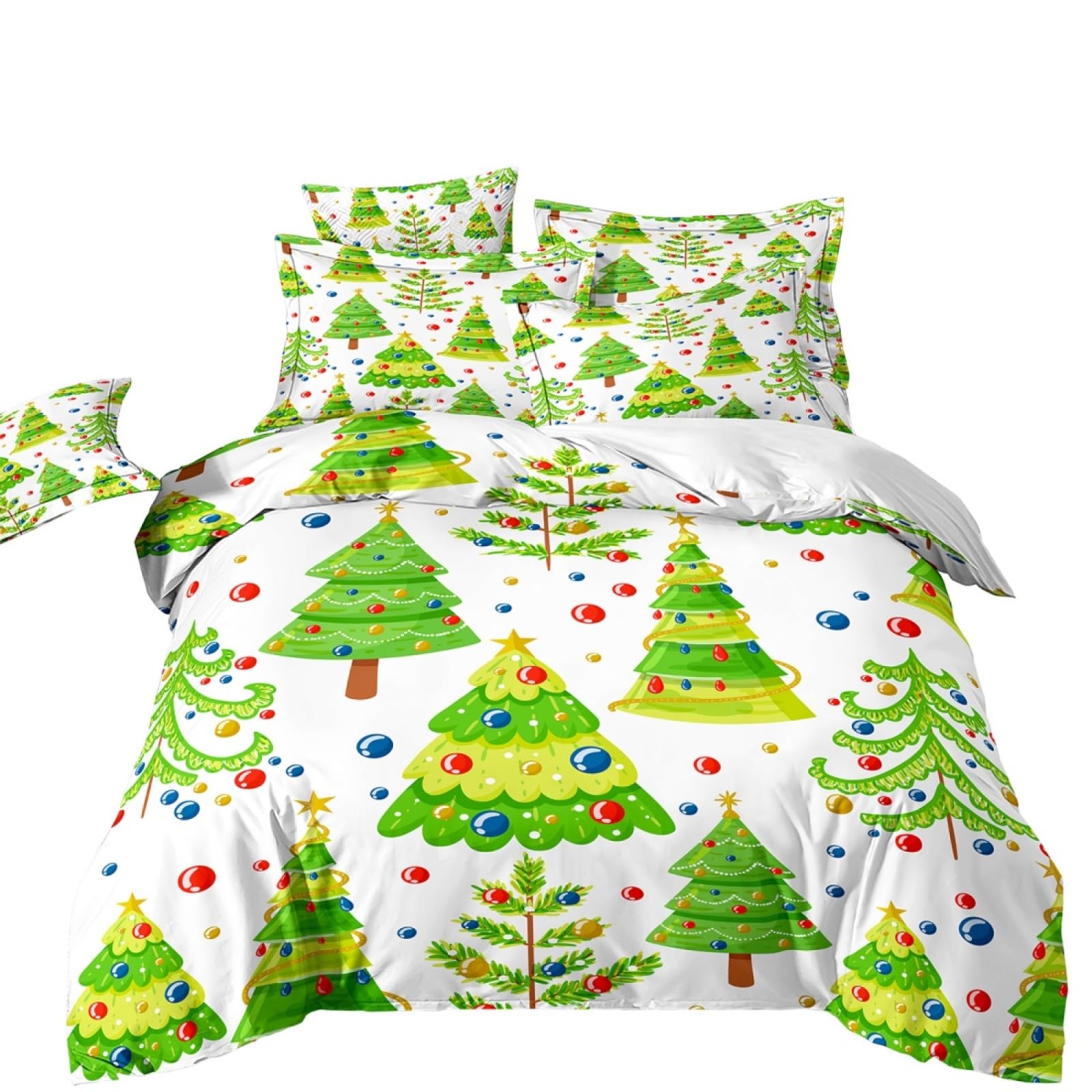 Super King Size Duvet Cover Sets Christmas Tree Green Super King Bedding